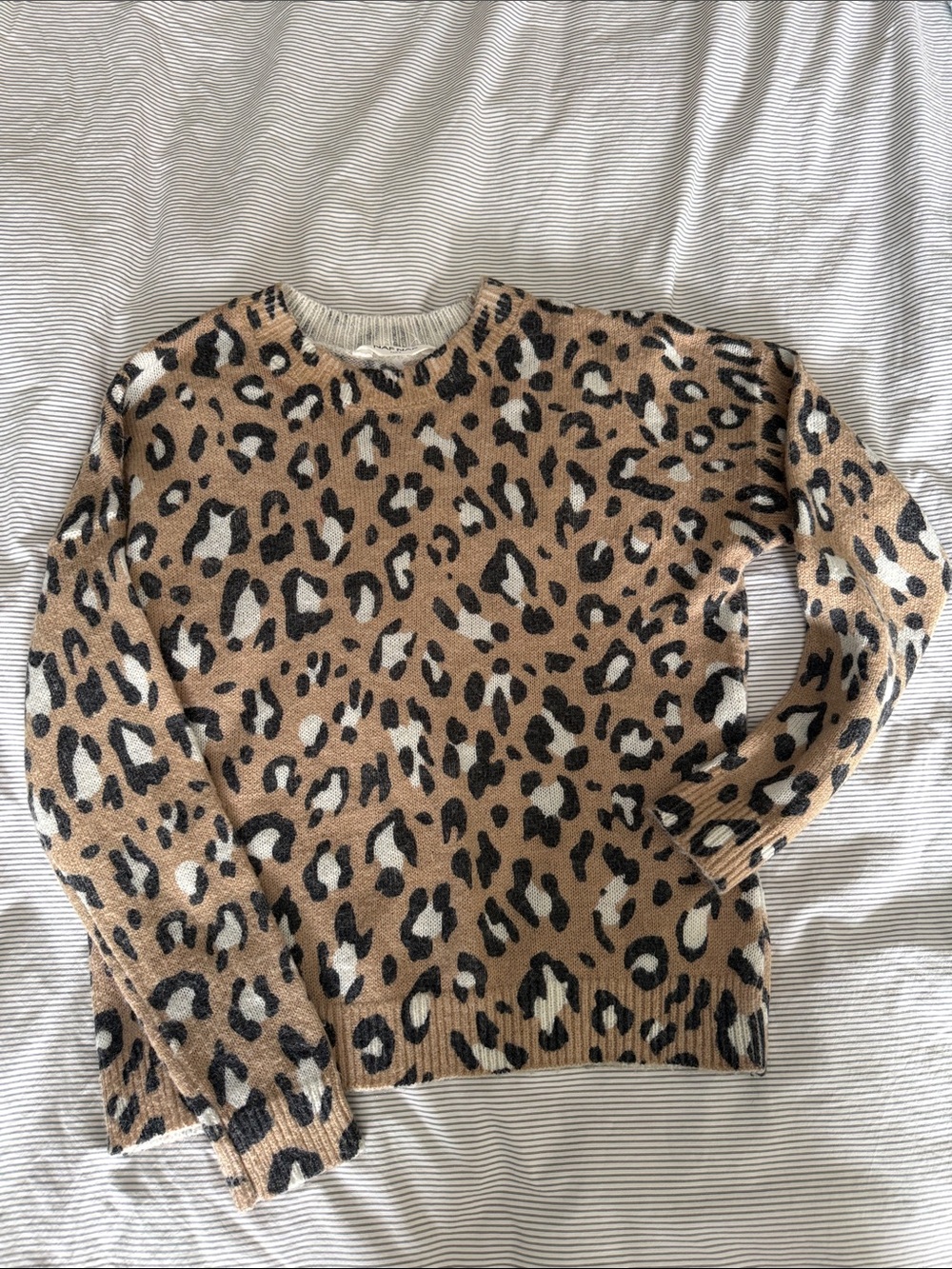 Naf Naf Animal Print Crewneck